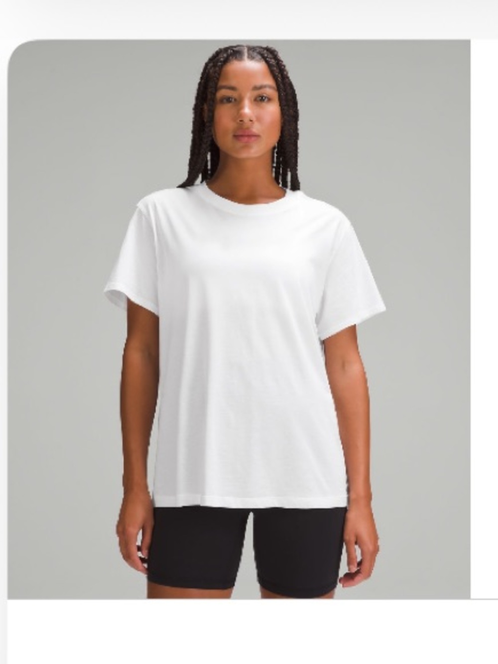 Lululemon All Yours Cotton T Shirt - white, 8